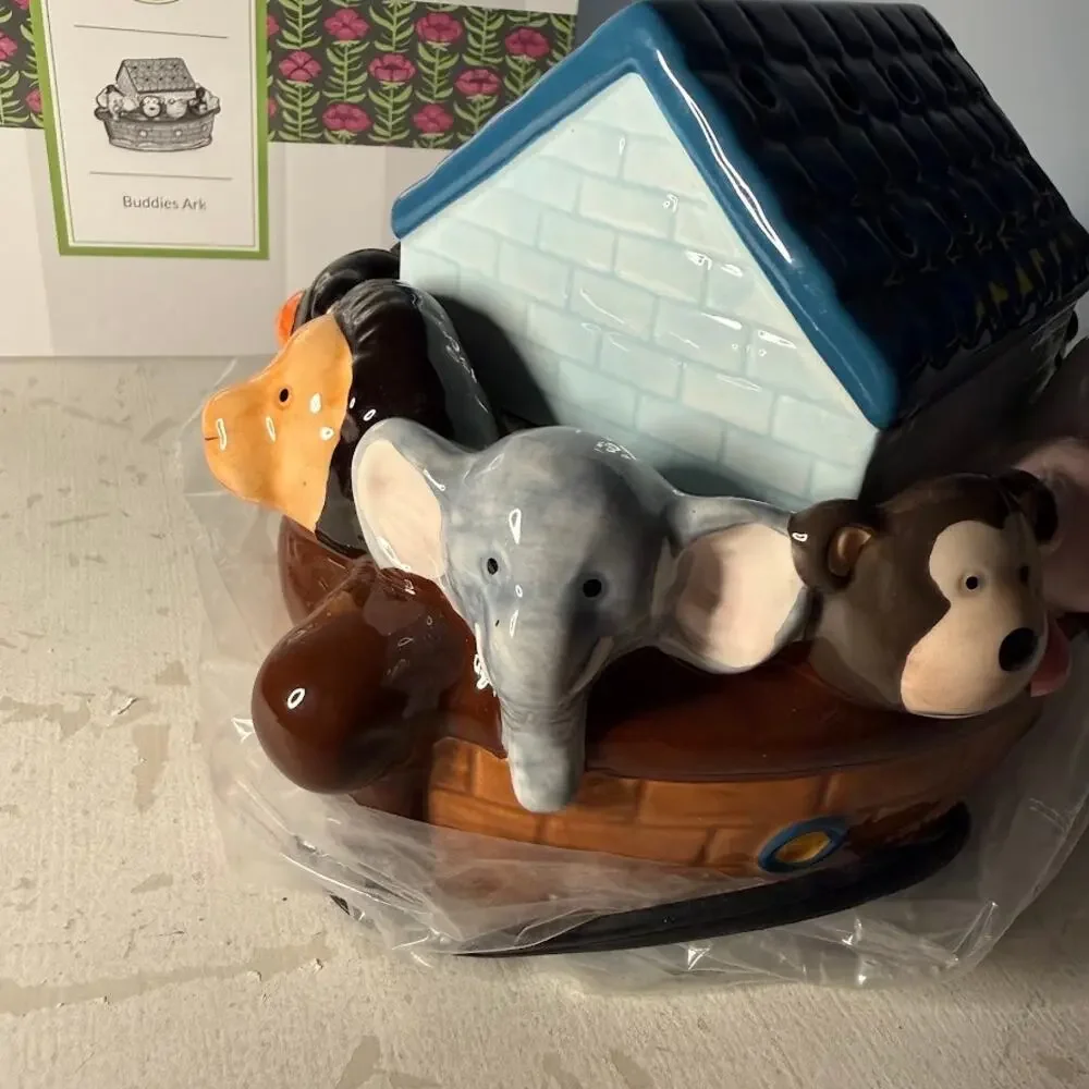 Scentsy Buddies Ark Noahs Ark Full Size Wax Warmer 2016 Retired Nursery